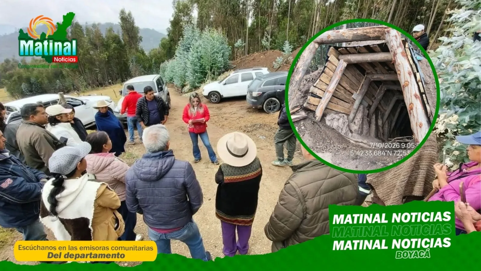 Autoridades suspenden actividades mineras en la vereda Ombachita de Sogamoso