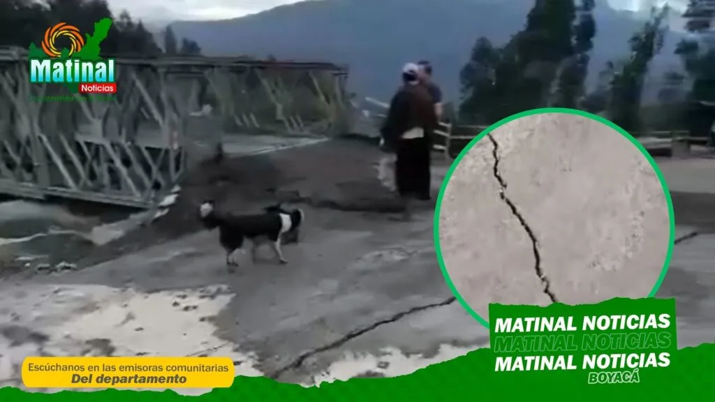 ¡Está que se cae! Crítico estado del puente de El Boche en Socha, en La Ruta Libertadora