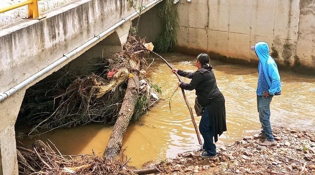 No cesan las labores de búsqueda de un joven que cayó al río Monquirá en Sogamoso