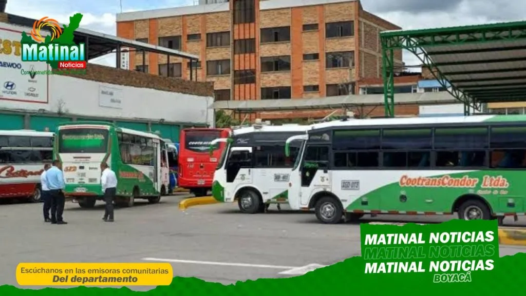 Empresas de transporte terrestre intermunicipal en la provincia de Sugamuxi reportan disminución constante de pasajeros