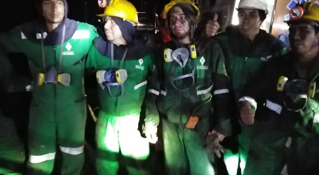 Luis Eduardo Montañez, el minero que vuelve a nacer tras 6 días en las entrañas de la tierra