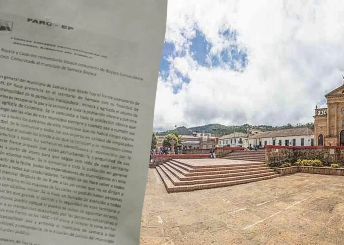 ¿Qué hay detrás del panfleto que circula en Samacá y que tiene en zozobra a los habitantes?
