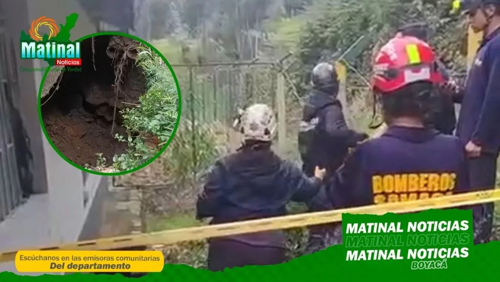 Emergencia en Samacá: Hundimiento compromete infraestructura de escuela rural en plena Semana Santa