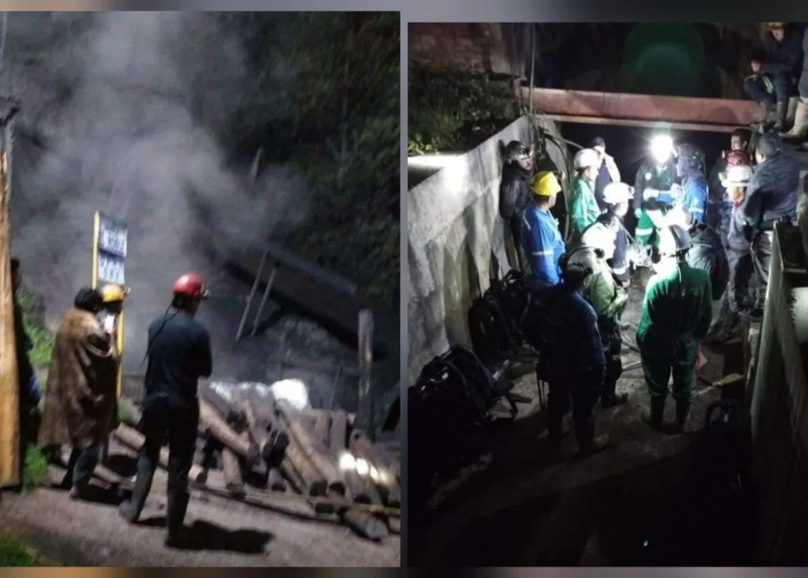 Incertidumbre por suerte de mineros que permanecen atrapados tras explosión en minas de Cucunubá Cundinamarca