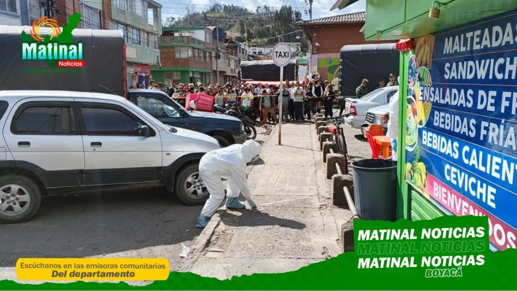 Sicariato en Chiquinquirá deja una persona capturada y enciende las alertas de las autoridades