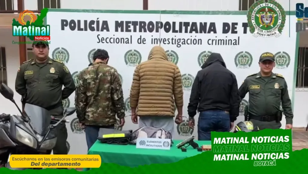 Desarticulado el grupo delincuencial “Los Isleros” en Boyacá