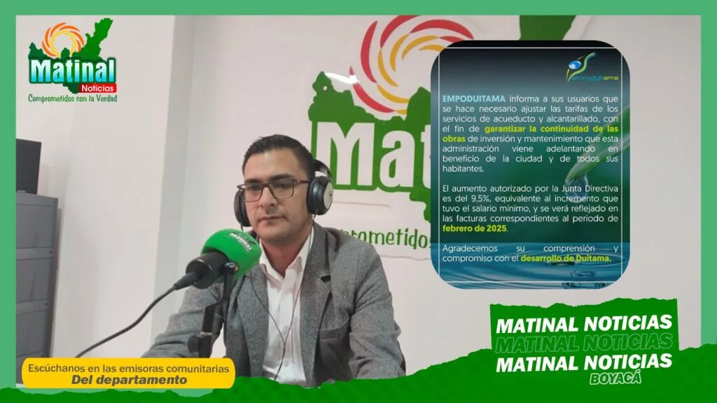 Incremento tarifario en Empoduitama no estaría cumpliendo con normativas