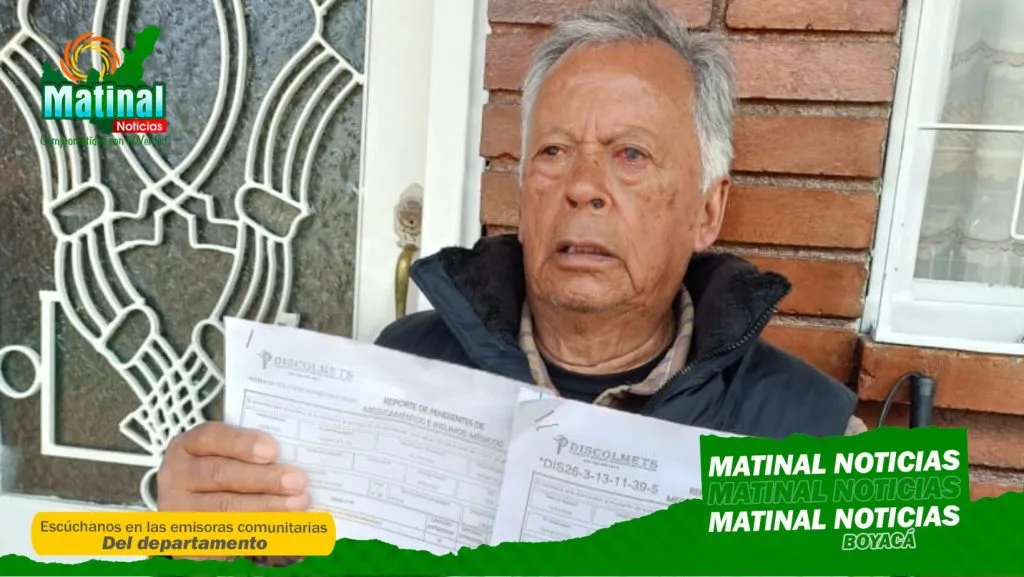 DENUNCIA CIUDADANA: El drama de Don José Guío; 83 años, ciego por la diabetes y obligado a gastar millones ante el abandono de la Nueva EPS en Boyacá