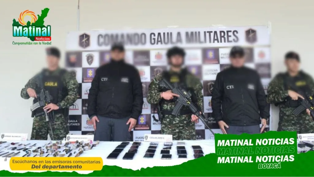 Autoridades realizan operativo sorpresa en la cárcel El Barne, Boyacá