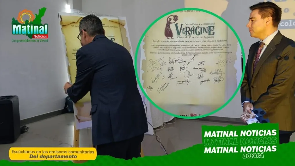 Empresarios de Sogamoso y entidades públicas firman el Compromiso Voragine