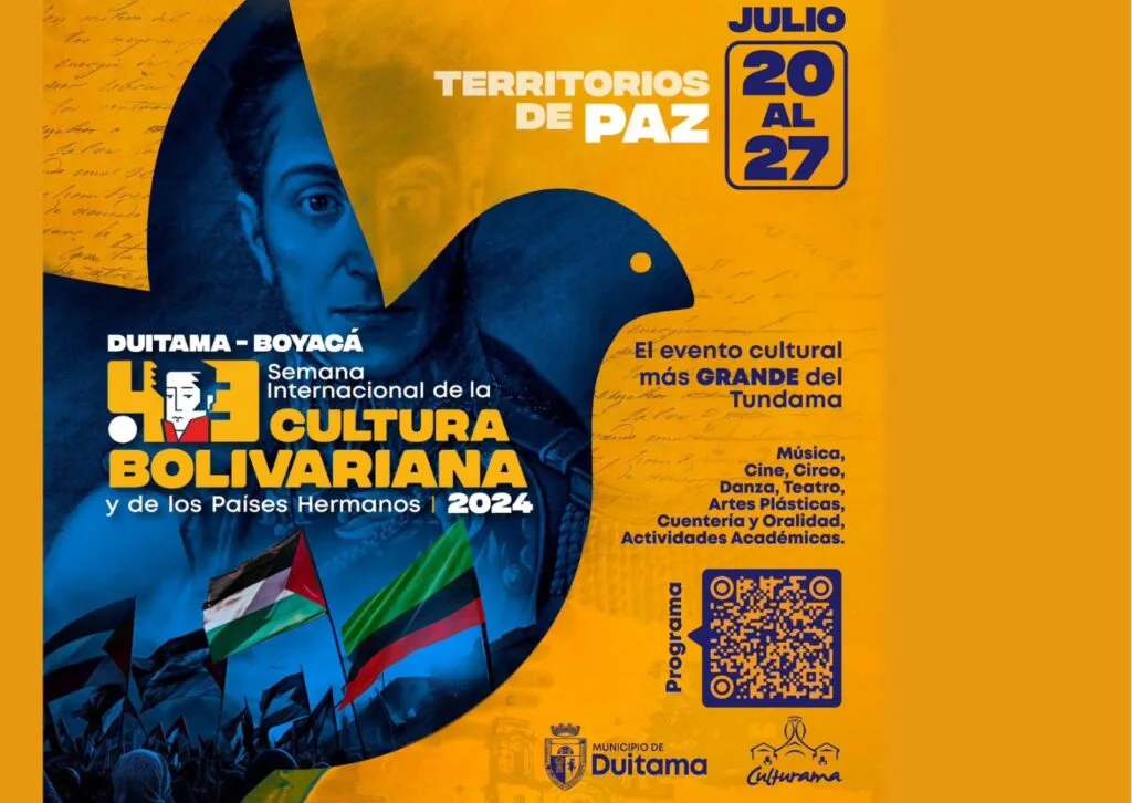 ¡Imperdible! Llega la Semana Internacional de la Cultura Bolivariana a Duitama 