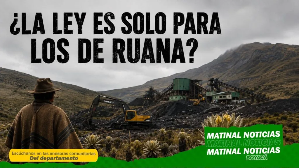¿La ley es solo para los de ruana? Denuncian que título minero de Carbones Andinos sigue operando ilegalmente en el Páramo de Pisba