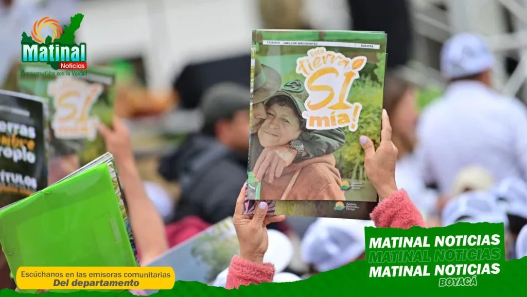 Histórica entrega masiva de títulos de propiedad rural en Boyacá: 39 municipios convocados