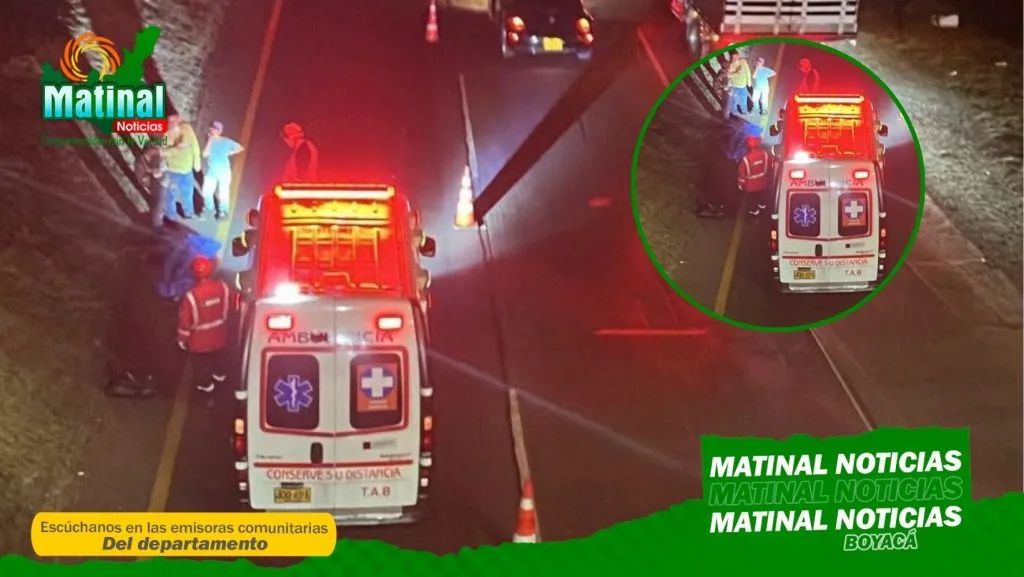 Mujer de 60 años perdió la vida en accidente de tránsito en Paipa