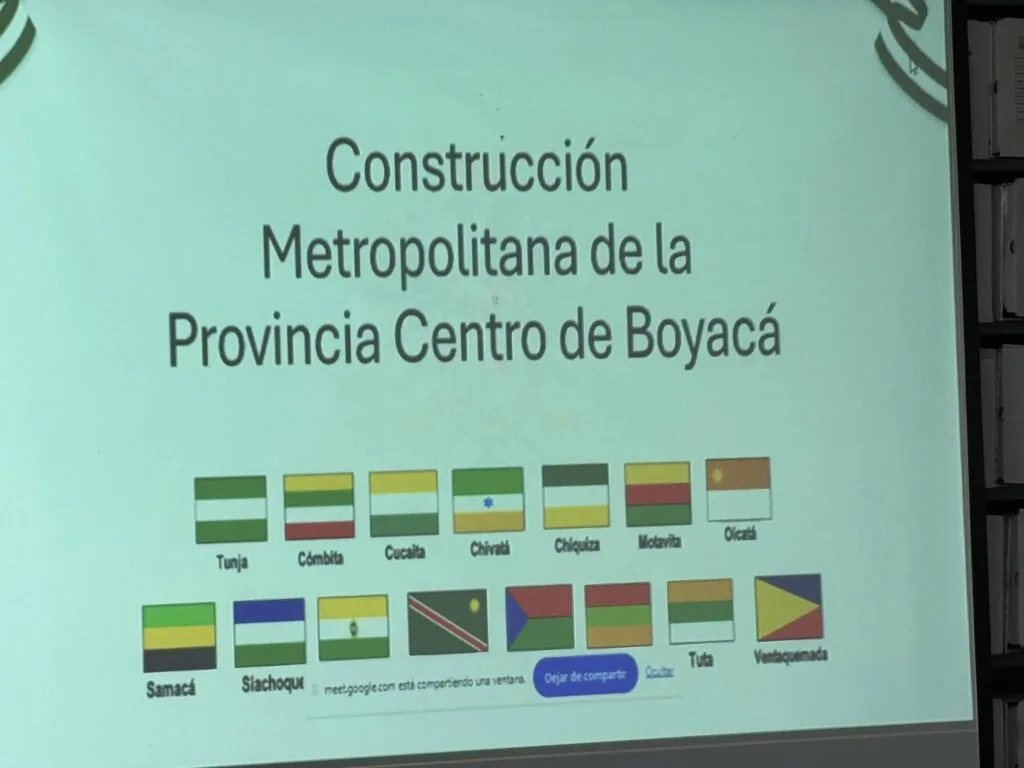 Impulso a la creación de  la primera Área Metropolitana de Boyacá