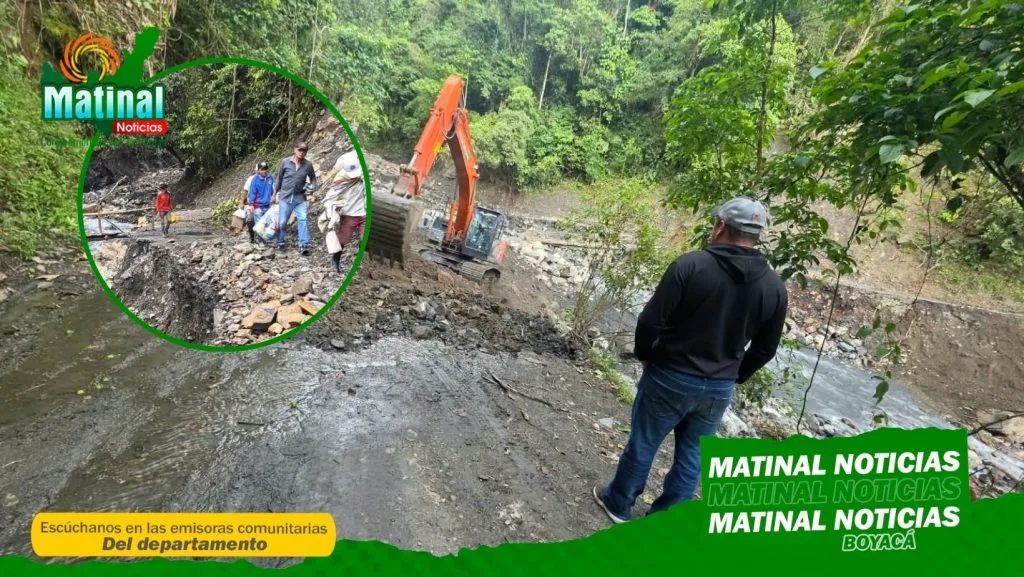 Lluvias generan colapso vial y movimientos de tierra en Páez, Boyacá