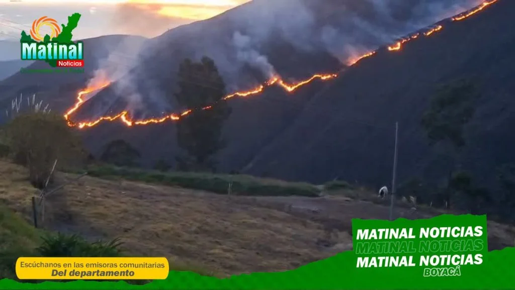 Incendio en Santuario de Iguaque avanza pese a esfuerzos oficiales; comunidades y voluntarios exigen más apoyo aéreo