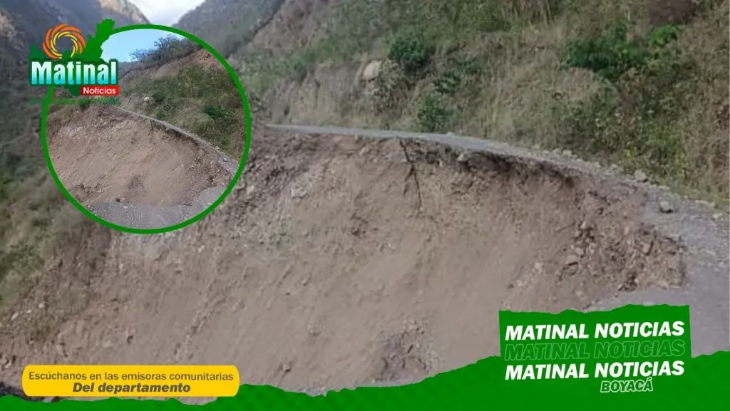 Graves daños en la vía El Espino – Capitanejo mantienen incomunicadas a comunidades rurales de San Mateo
