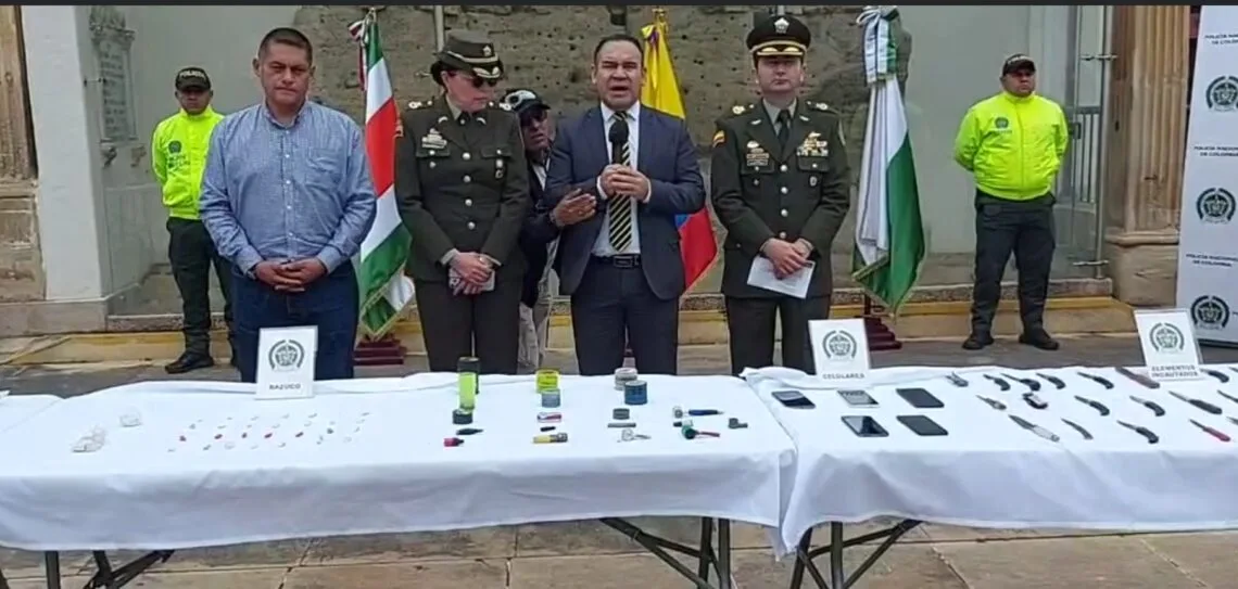 Desarticulación de grupo delincuencial en Duitama e incautación de armas y alucinógenos, parte del balance “Plan Choque Seguridad 360”