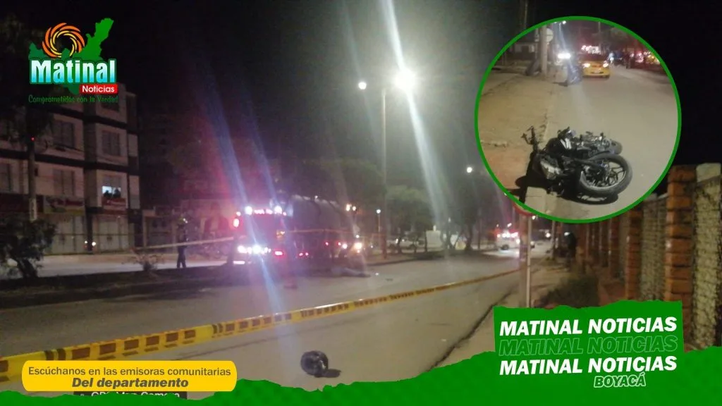 Joven duitamense pierde la vida en accidente de tránsito en Sogamoso