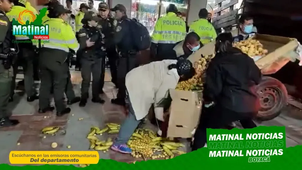 Tensión en Tunja por desalojos en el centro histórico; la alcaldía defiende los operativos