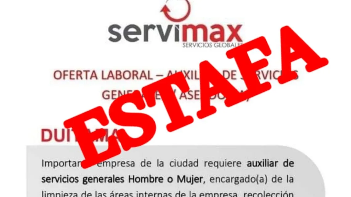 Ojo con las falsas promesas de empleo, delincuentes están pescando incautos en Boyacá