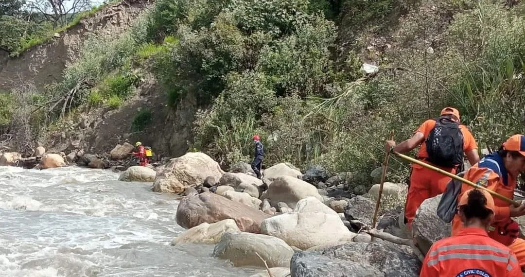 Autoridades intensifican búsqueda de joven que cayó a las aguas del Río Nevado en el Norte de Boyacá