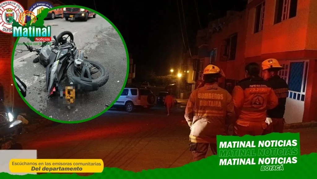 Accidentalidad vial, la emergencia más atendida por Bomberos de Duitama en el primer semestre del 2026: ya se registran cerca de 270 atenciones médicas