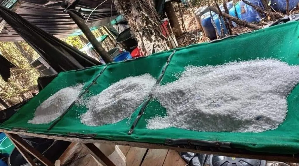 En Garagoa fue desmantelado laboratorio para el procesamiento de clorhidrato de cocaína