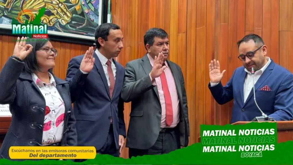 Así quedó la nueva mesa directiva de la Asamblea de Boyacá