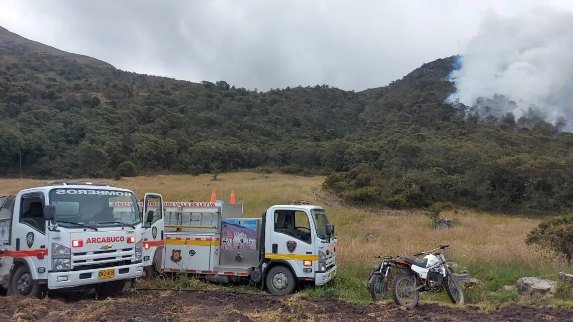 Cerca de 7 incendios forestales se han presentado en Boyacá en los primeros días de diciembre 